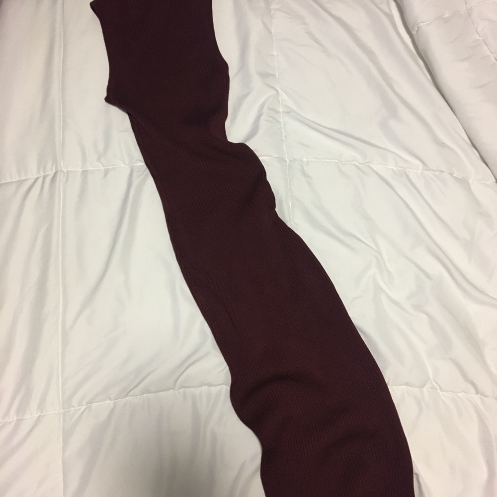Burgundy sweater dress- size s- worn once